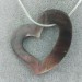 Mother of Pearl Pendant HEART - AQUARIUS PISCES Crystal Healing MINERALS Jewels-5