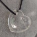 Rock CRYSTAL Pendant HEART - AQUARIUS MINERALS Crystal Healing Zodiac-2