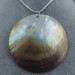 Mother of Pearl Pendant Moon - CANCER Crystal Healing Zodiac Shell Voyage-2