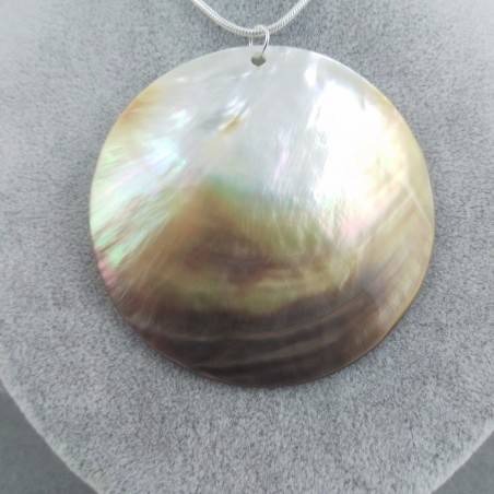 Mother of Pearl Pendant Moon - CANCER Crystal Healing Zodiac Shell Voyage-4