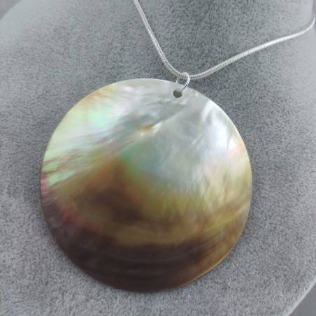 Mother of Pearl Pendant Moon - CANCER Crystal Healing Zodiac Shell Voyage-5