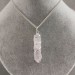 Rose Quartz OBELISK Pendant - CAPRICORN LIBRA MINERALS Crystal Healing-2