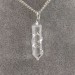 Hyaline Quartz OBELISK Pendant - AQUARIUS MINERALS Crystal Healing-1