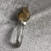 Rock CRYSTAL Pendant with Ammonite - AQUARIUS MINERALS Zodiac-3