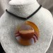 CARNELIAN AGATE Pendant Disc 2 - Taurus Cancer Leo MINERALS Crystal Healing-3