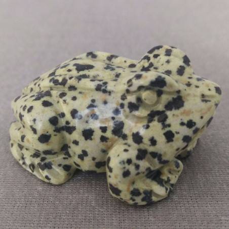 Frog BIG Dalmatian JASPER Dalmatine Minerals Animals MINERALS Gift Idea-1