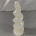 Obelisco in Selenite Spiral Tumbled Stone Crystal Healing Chakra MINERALS Pietre-1