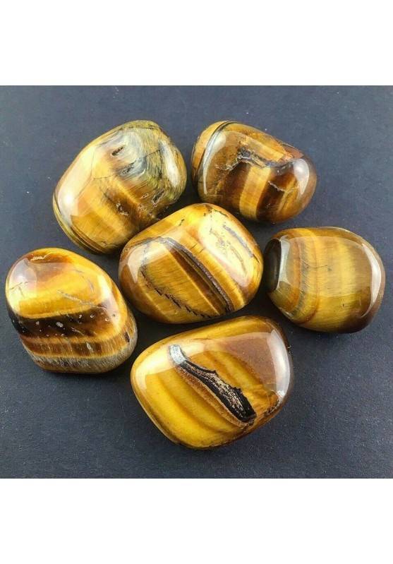 TIGER EYE Tumbled Stone MINERALS Crystals Crystal Healing Chakra Gemstone Reiki-1