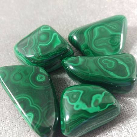 Malachite Minerali Burattati 1° Scelta A++[ Tumbled Malachite Stone A++ Quality]-1