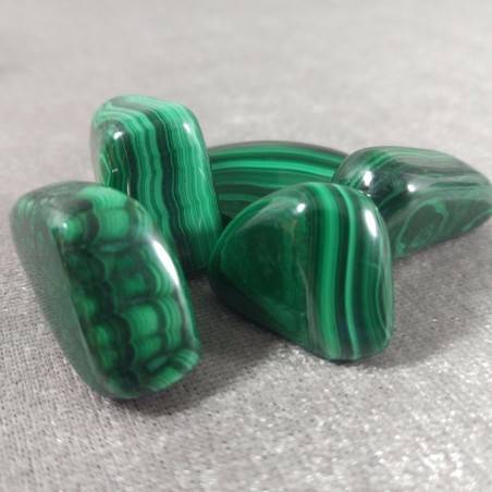 Malachite Minerali Burattati 1° Scelta A++[ Tumbled Malachite Stone A++ Quality]-2