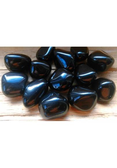 Large Black OBSIDIAN BIG Tumbled Crystal Crystal Healing Chakra MINERALS Reiki-1