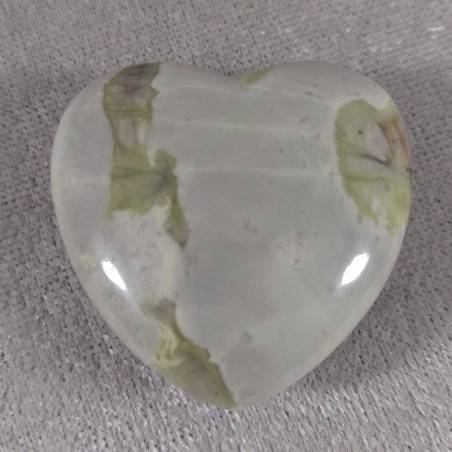 HEART in Fossil Petrified Wood Massage LOVE Crystal Healing Gift Idea in Valentine’s Day-6