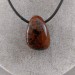 Pendentif Goutte de JASPE ACAJOU Rouge Collier Cristal thérapie Chakra Pouvoir-2