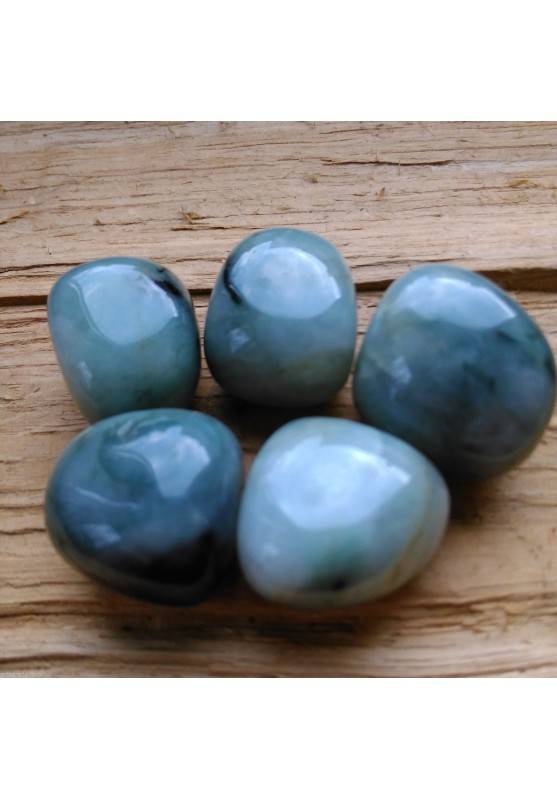 Tumbled EMERALD BIG Precious Chakra Gemstone MINERALS Crystal Healing Gift Idea-1