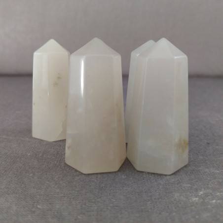 Obélisque HEX dans Quartz Rose Dégringolé Chakra Cristal thérapie Minéraux Reiki-5