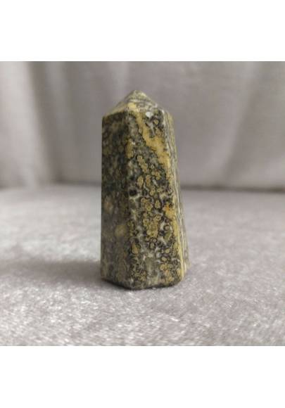 Hexagonal Obelisk Orbicular Ocean JASPER Tumbled Stone Chakra Crystal Healing-1