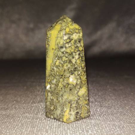 Hexagonal Obelisk Orbicular Ocean JASPER Tumbled Stone Chakra Crystal Healing-3