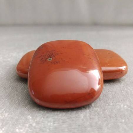 Palmstone Tumbled Stone RED Jasper Plate Chakra Crystal Healing Massage Stone-1