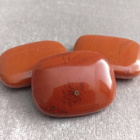Palmstone Tumbled Stone RED Jasper Plate Chakra Crystal Healing Massage Stone-2