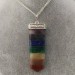 Seven 7 Chakra Pendant Crystal Healing Rose Quartz AMETHYST Jasper LAPIS LAZULI-2