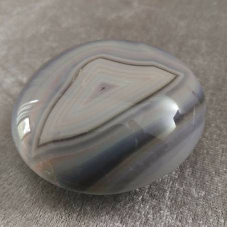 Palmstone Grand Rond dans Agate Dégringolé Minéraux Cristaux Reiki-1