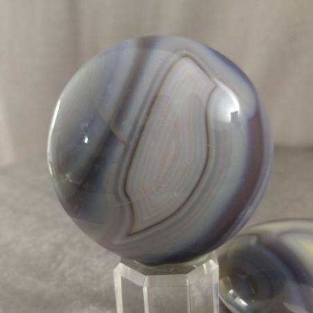 Palmstone Grand Rond dans Agate Dégringolé Minéraux Cristaux Reiki-2