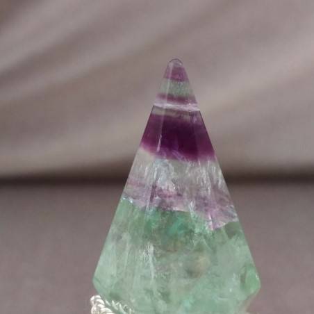Pendolino Professionale in FLUORITE Pendolo Cristalli Chakra Meditazione Argento-5