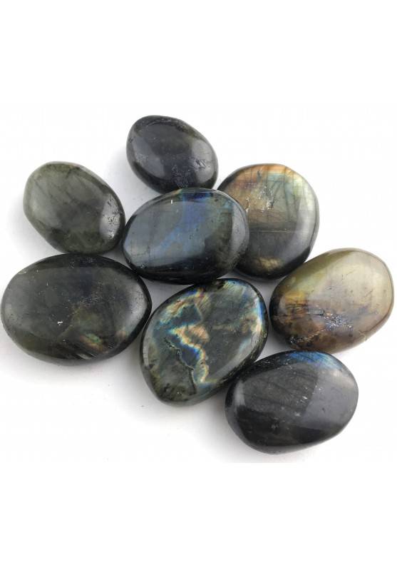 LABRADORITE Burattato Medio Minerali Altissima Qualità A+ Cristalloterapia Zen-1