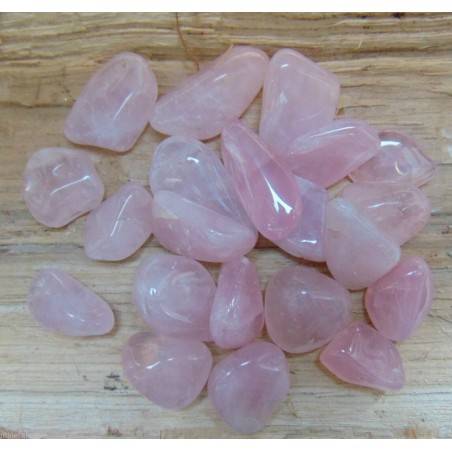 Rose Quartz Tumbled Stone MINERALS Crystal Healing Stone Chakra Crystal Reiki A+-1