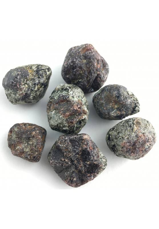 MINERALI GRANATO Grezzo con LEPIDOLITE o Mica al Litio Collezionismo Chakra-1