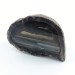 GEODE AGATA Striato Nero Marrone Cristalloterapia Collezionismo Purificazione-1
