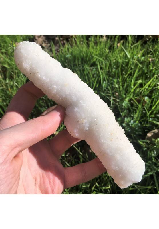 MINERALS * Rare Stalattite CHALCEDONY and STILBITE Minerals & Specimens Quality A+-1