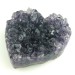 Cœur DRUSE Améthyste Violet haute Qualité A+ Amour Cristal thérapie Objets de collection-4