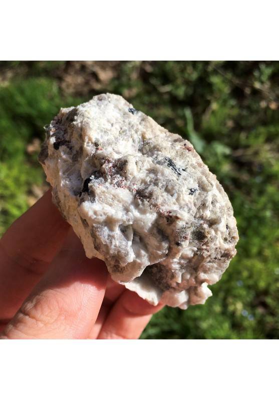 MINERALES Berilo de Aguamarina en Matriz Aurosiva Sondrio cm.7,5 x cm.4 x cm.4-1