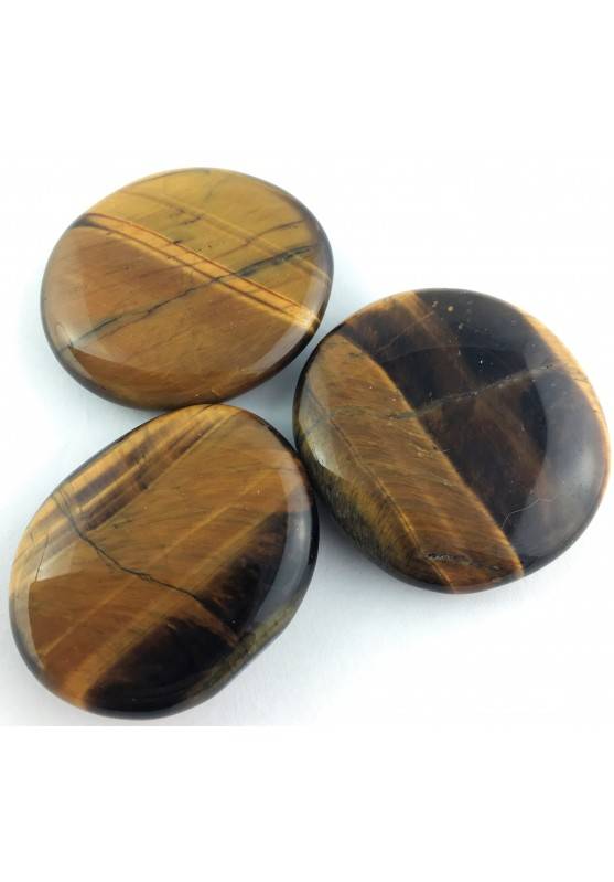 Palmstone in Tiger's EYE Palmstone Crystal Healing Tiger Eye Plate Chakra-1