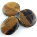 SAPONETTA in OCCHIO di TIGRE Palmstone Cristalloterapia Tiger Eye Piastra Chakra-1