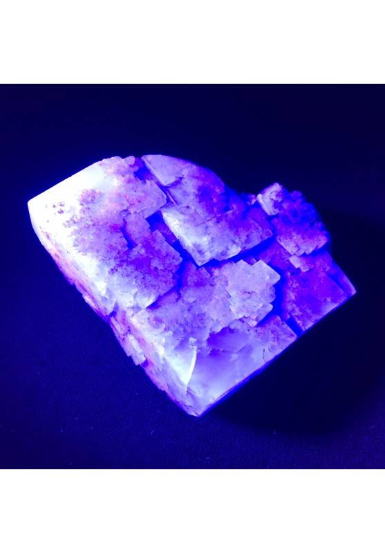 Fluorite Verde Purple Cubic Fluorescent rogerley mine cm.5 x cm.4,5 x cm.2,2-1