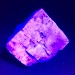 Fluorite Viola Cubica Fluorescente rogerley mine 82gr - UK - Alta Qualità A+-2
