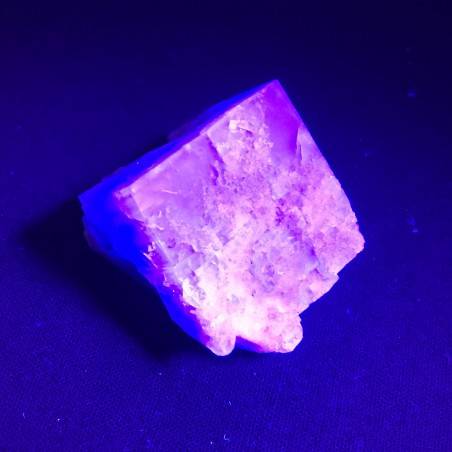 Fluorine CUBIQUE Fluorescent Minéraux Objets de collection Rogerley mien haute Qualité-2