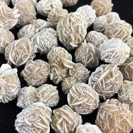 Rose de DÉSERT Brute Sélénite PLÂTRE Naturel Mexique Objets de collection Chakra A+-2
