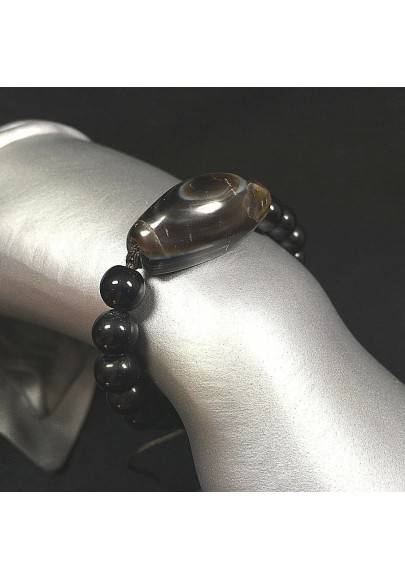 BRACELET dans OEIL de BOUDDHA Bracelet Femme Minéral Zen Cristal thérapie-1