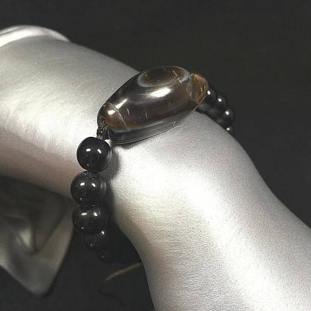 BRACELET dans OEIL de BOUDDHA Bracelet Femme Minéral Zen Cristal thérapie-1