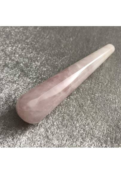 Massothérapeute PROFSSIONALE Quartz Rose Cylindre Aveco Cristal thérapie Minéral-1