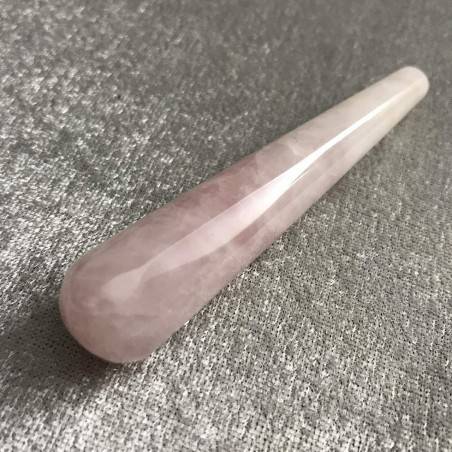 PROFESSIONAL Massage Stone Rose Quartz  Cone Cylinder Crystal Healing MINERALS-1