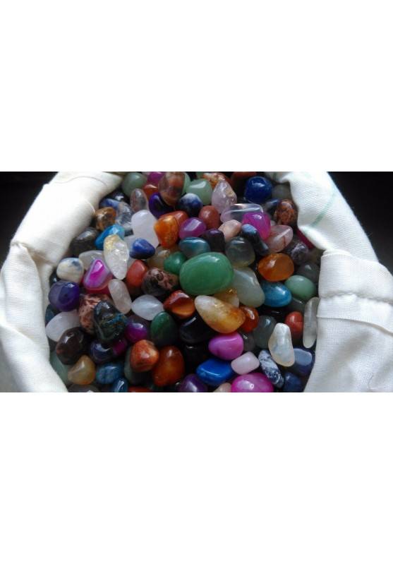 Cristales Minerales Rodados Brutos Cuarzo Idea Regalo Colgante Chakra Piedras A+-1