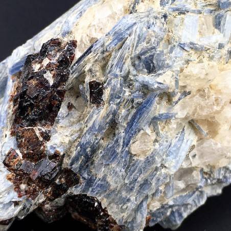 Raro Especímene CIANITA con CUARZO y ESTAUROLITA Minerales en BRUTO Cristaloterapia-4