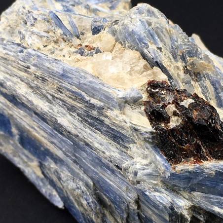 Raro Especímene CIANITA con CUARZO y ESTAUROLITA Minerales en BRUTO Cristaloterapia-5