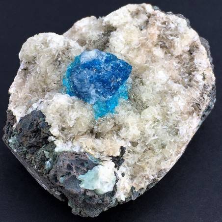 Preziosa GEMMA di CAVANSITE Matrice Alta Qualità Minerali Cristalloterapia Reiki-1