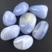 Calcedonio Blu Burattato A+ Cristalloterapia [ Blue Chalcedony Tumbled Stone A+]-1