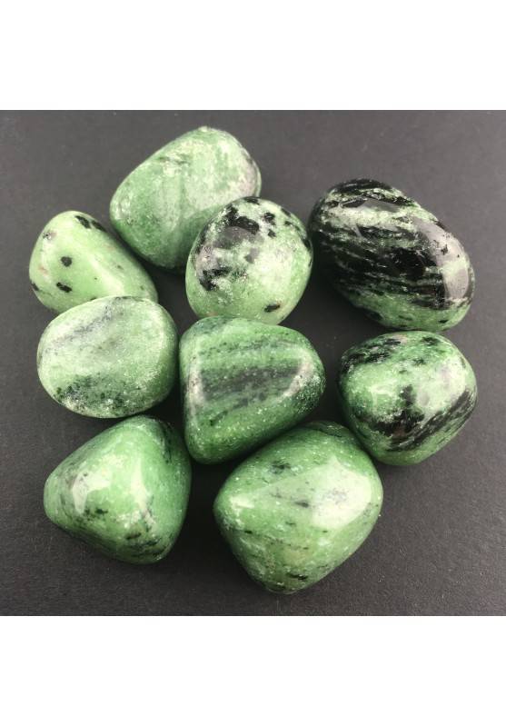 Rubino Zoisite Anyolite Burattati Cristalloterapia [PAGHI UNA SOLA SPEDIZIONE]-1